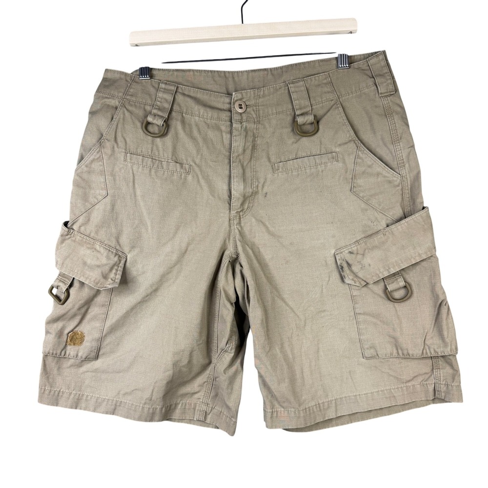 Triple Aught Design TAD Force 10 Cargo Shorts Khaki Tan Ripstop Tactical Men 34